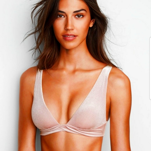 Nwt Victoria's Secret Sparkly Twist Bra Size Large - Picture 4 of 8